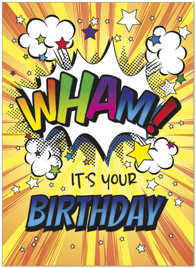 Comic Birthday Card | Children's Birthday Cards | Posty Cards